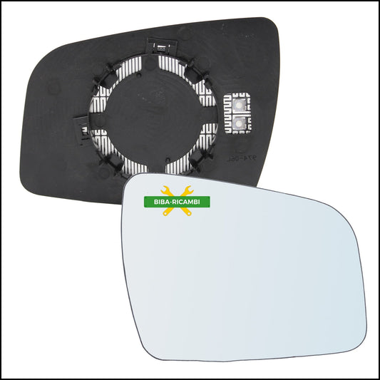 Piastra Retrovisore Termica Lato Dx-Passeggero Per Opel Zafira B solo dal 2008-2012&gt; BIBA-RICAMBI