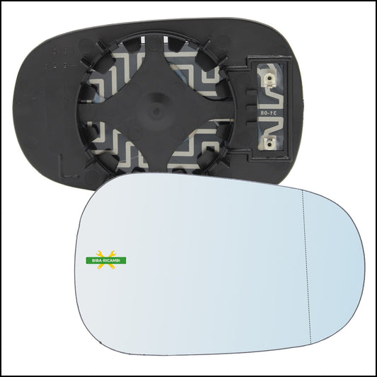 Piastra Retrovisore Termica Asferica Lato Dx-Passeggero Per Renault Scenic I (JA0/1) solo dal 1996-2001 BIBA-RICAMBI
