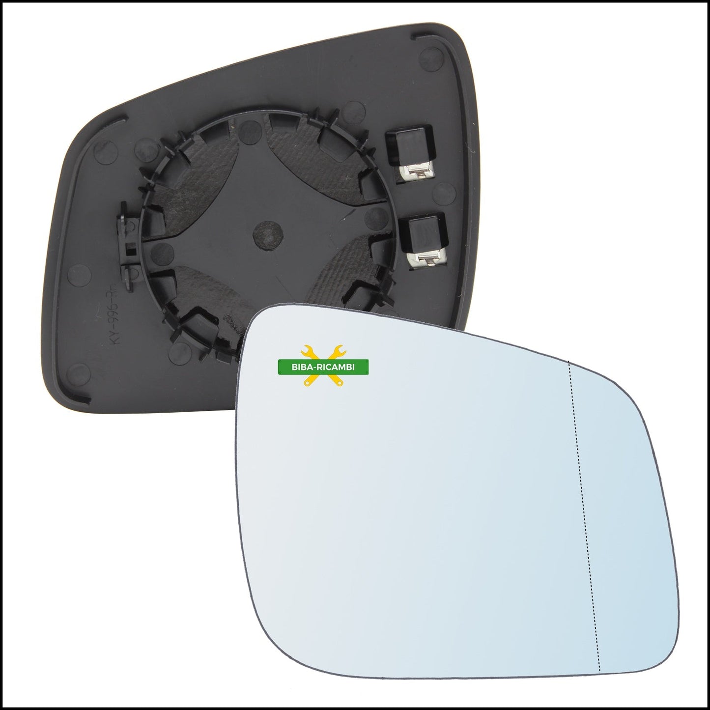 V. Piastra Retrovisore Termica Asferica Lato Dx-Passeggero Per Mercedes Classe B (W245) solo dal 2008-2012 BIBA-RICAMBI