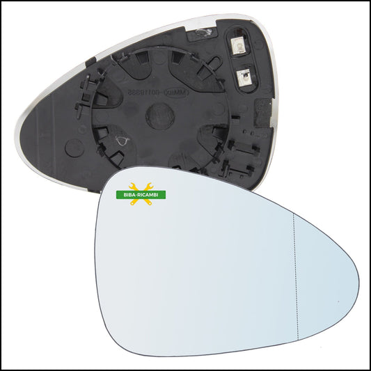 Piastra Specchio Retrovisore Termica Asferica Lato Passeggero Per Porsche Panamera I (970) dal 2009> BIBA-RICAMBI