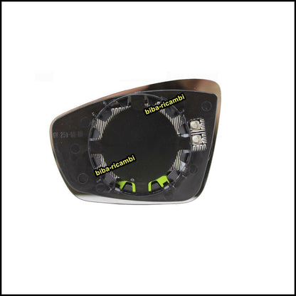Piastra Specchio Retrovisore Termica Lato Dx-Passeggero Per Volkswagen UP (121) dal 2011&gt; BIBA-RICAMBI