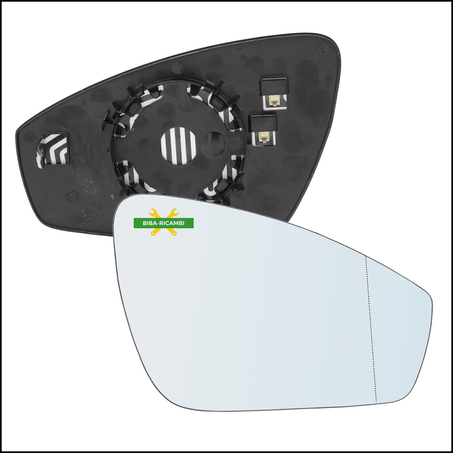 Piastra Retrovisore Termica Asferica Lato Dx-Passeggero Per Audi Q4 (F4) dal 2020&gt; BIBA-RICAMBI