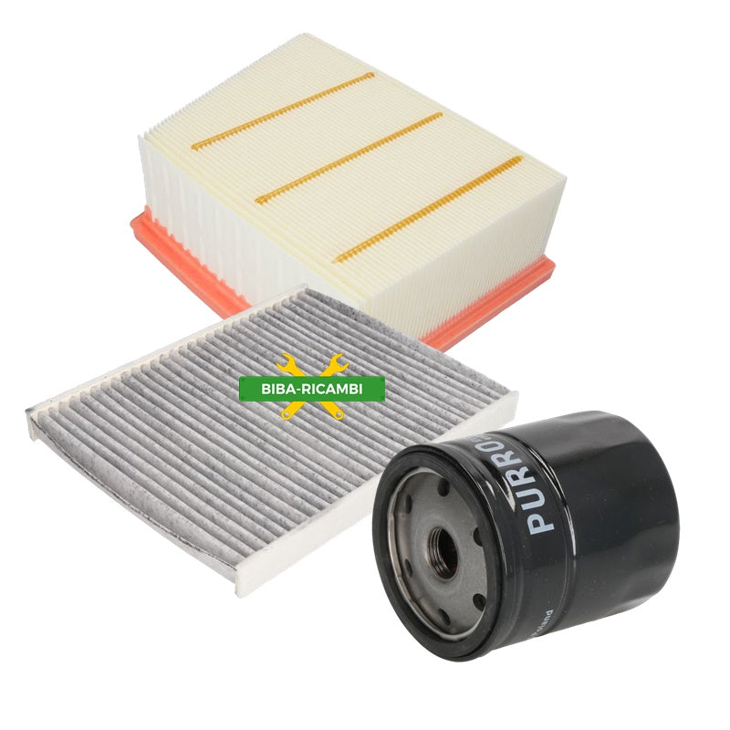 Kit Tagliando Filtri Olio Compatibile Per Ford Kuga III 1.5 EcoBoost 88kW-120CV BIBA-RICAMBI