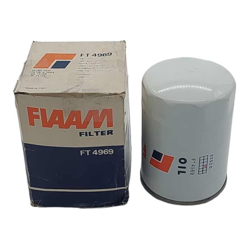 Filtro Olio Compatibile Per Cadillac | Jeep | Land Rover | Maserati | Renault Fiaam Filter BIBA-RICAMBI