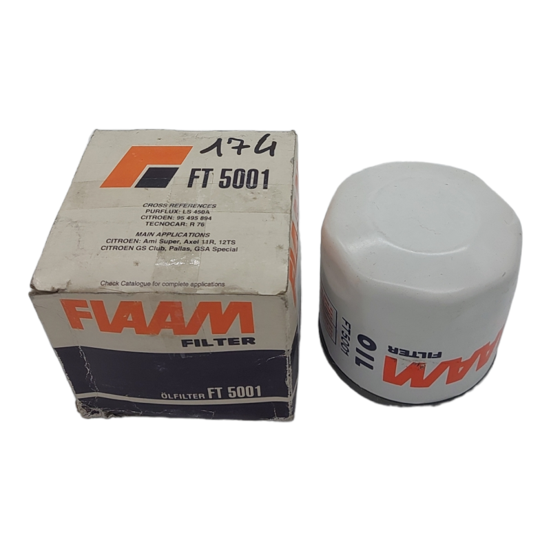 Filtro Olio Compatibile Per Citroen GS Fiaam Filter BIBA-RICAMBI