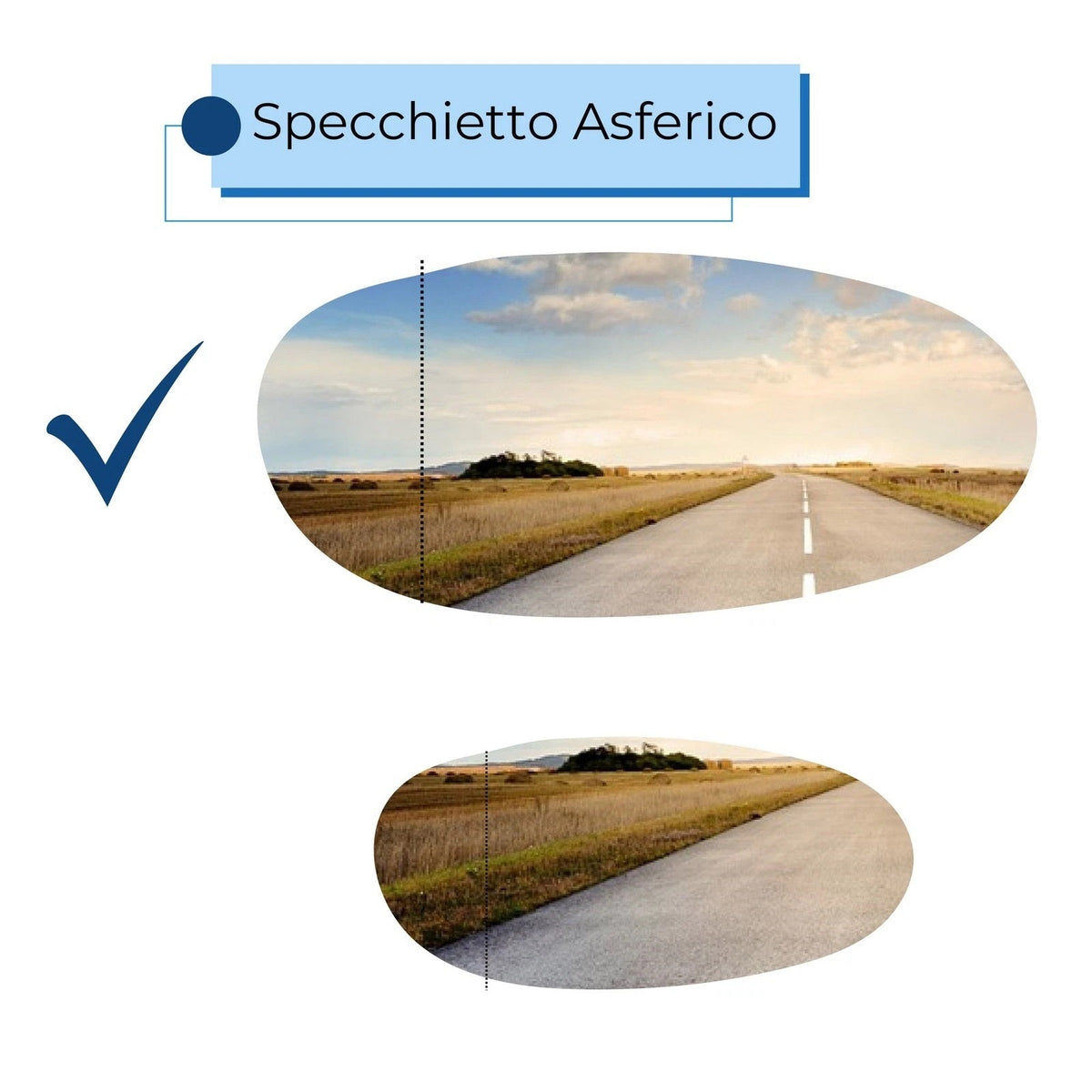 Vetro Specchio ASFERICO Lato Guidatore Per Volvo C30 (533) dal 2009-2013
