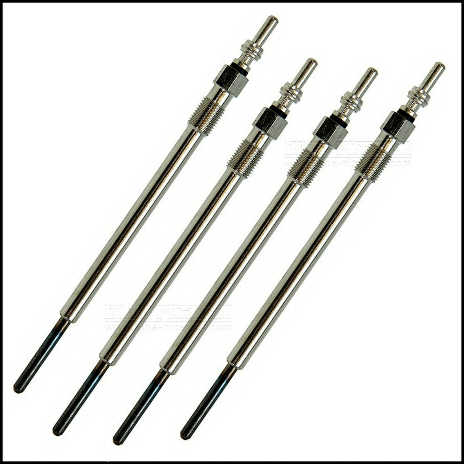 Kit 4 Candelette Adattabile SAAB 9-5 I 1.900 Diesel 110kw/150cv dal 2006> BIBA-RICAMBI
