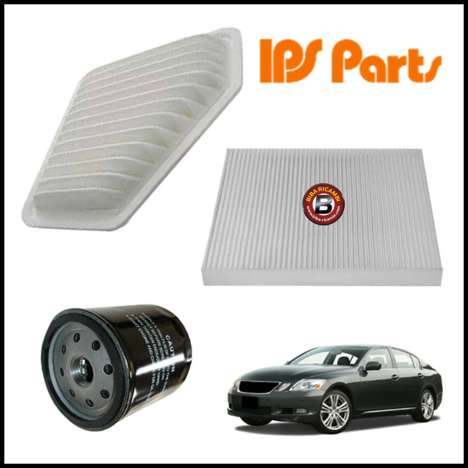 Kit Tagliando Filtri Per Lexus GS 3.500 218kw/296cv dal 2006&gt; BIBA-RICAMBI