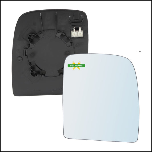 Piastra Retrovisore Termica Lato Dx-Passeggero Per Fiat Scudo II dal 2007> BIBA-RICAMBI