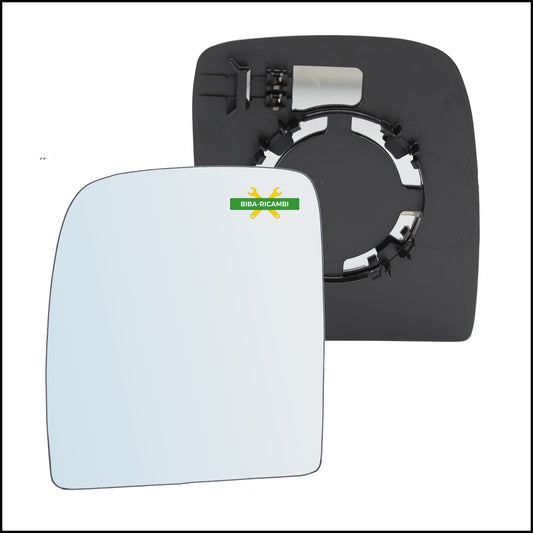Piastra Specchio Retrovisore Lato Sx-Guidatore Per Fiat Scudo II dal 2007> BIBA-RICAMBI
