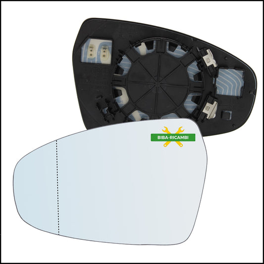 Piastra Retrovisore Termica Asferica Lato Sx-Guidatore Per Kia Proceed (CD) dal 2018&gt; BIBA-RICAMBI
