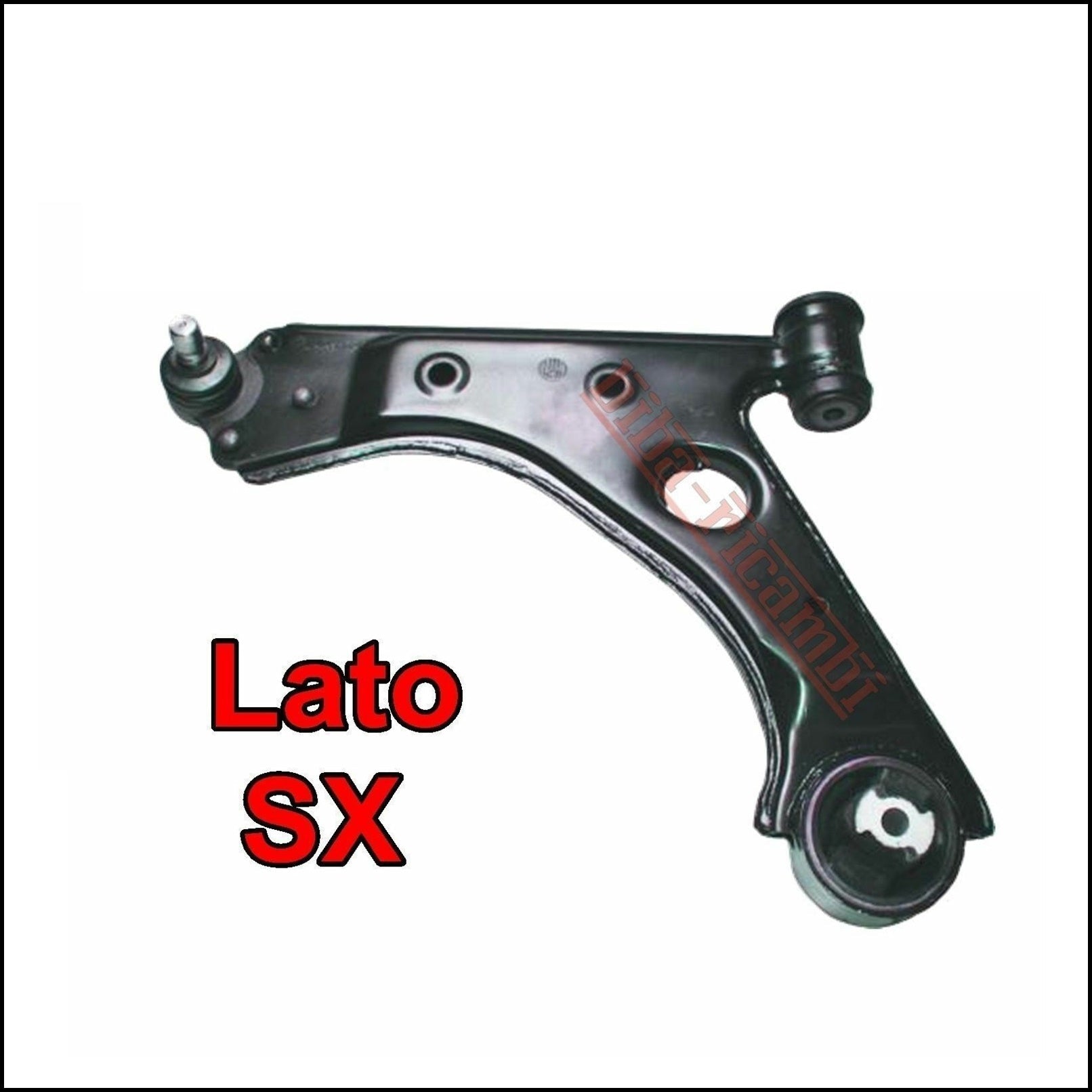 C. Braccio Sospensione Anteriore Lato Sx-Guidatore art.1325 BIBA-RICAMBI