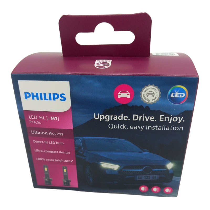 Lampadine Philips H1 Led Compatibile Per Mazda 323 F V (BA) dal 1994-1998 BIBA-RICAMBI