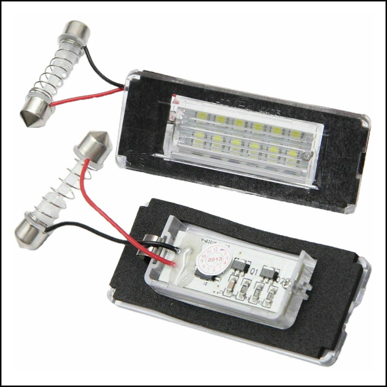 Lampadine Placchette Luci Targa Led Specifiche Adattabile Mini (R56) dal 2005-2014 BIBA-RICAMBI
