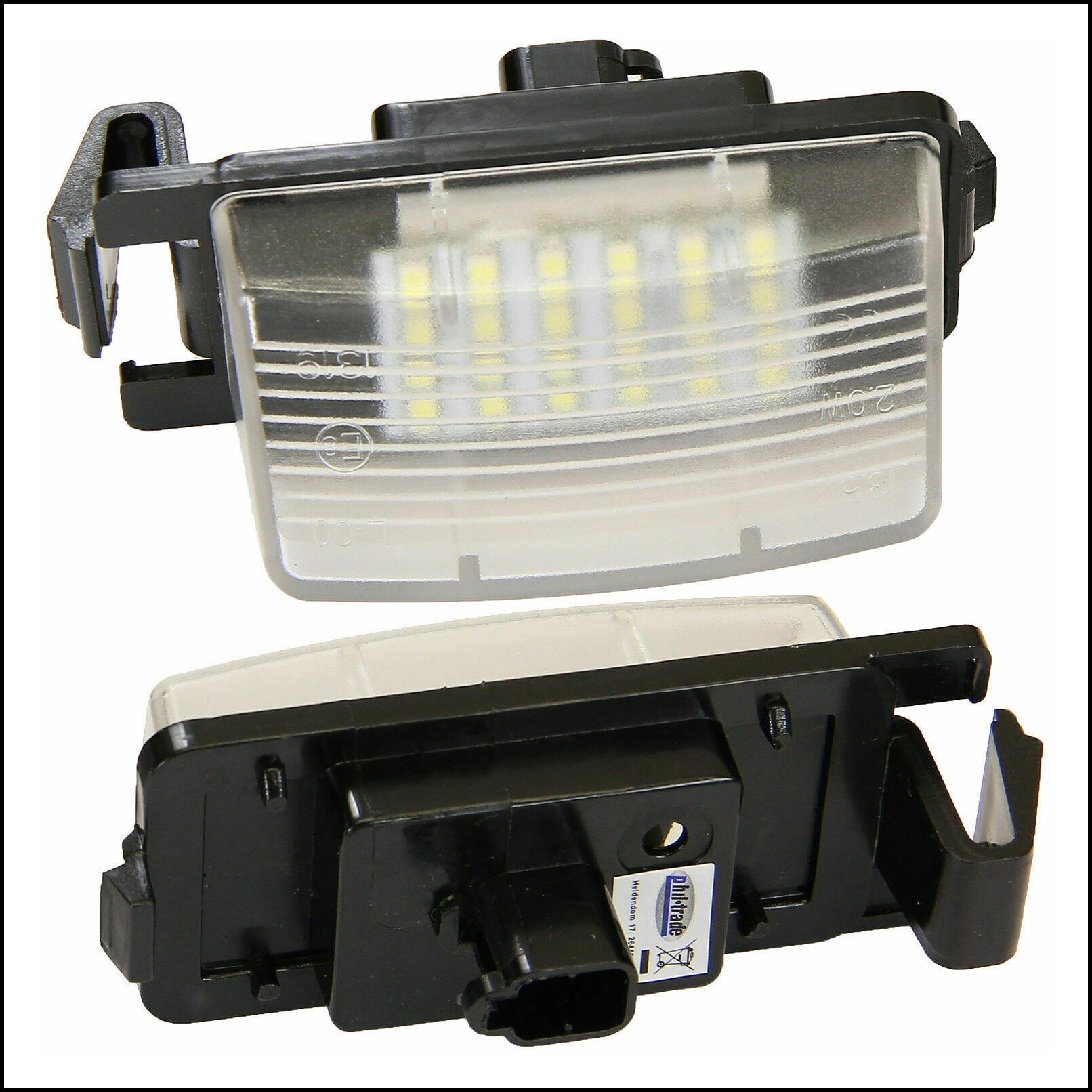 Lampadine Placchette Luci Targa Led Specifiche Adattabile Nissan Cube (Z12) dal 2008> BIBA-RICAMBI