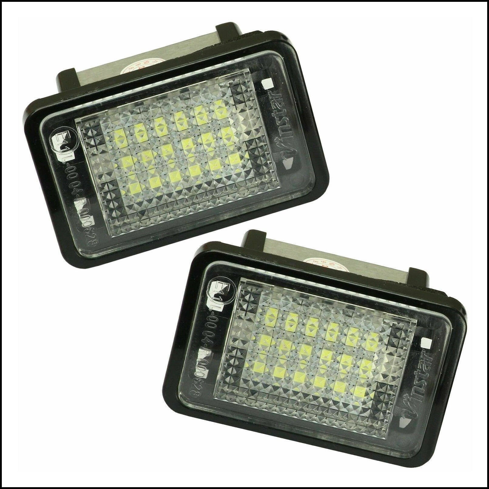 Lampadine Placchette Luci Targa Led Specifiche Adattabile Mercedes-Benz Classe GLK (X204) dal 2008> BIBA-RICAMBI