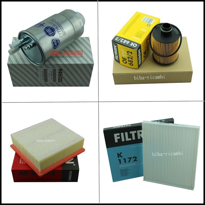 Kit Tagliando Filtri Per Alfa Romeo Mito 1.600 JTDM 88kw/120cv dal 2008&gt; BIBA-RICAMBI