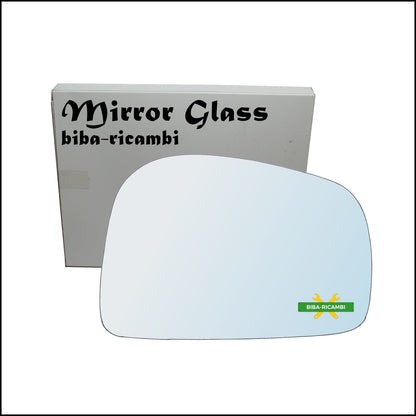 Vetro Specchio Retrovisore Cromato Lato Dx-Passeggero Per Ssangyong Musso (FJ) dal 1993-2005 BIBA-RICAMBI