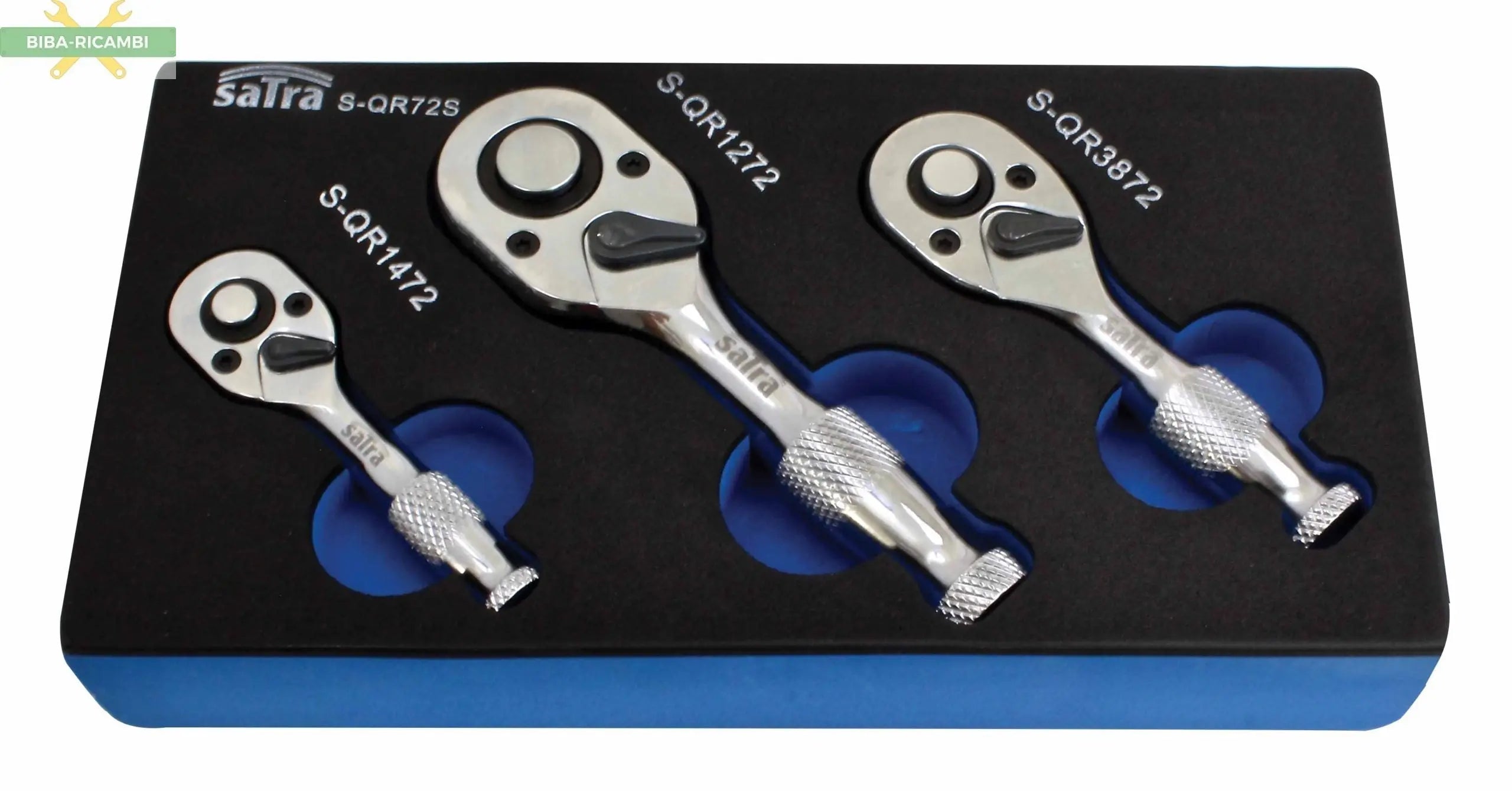 Mini Cricchetti 3 pezzi: 1/4″, 3/8″, 1/2″ BIBA-RICAMBI