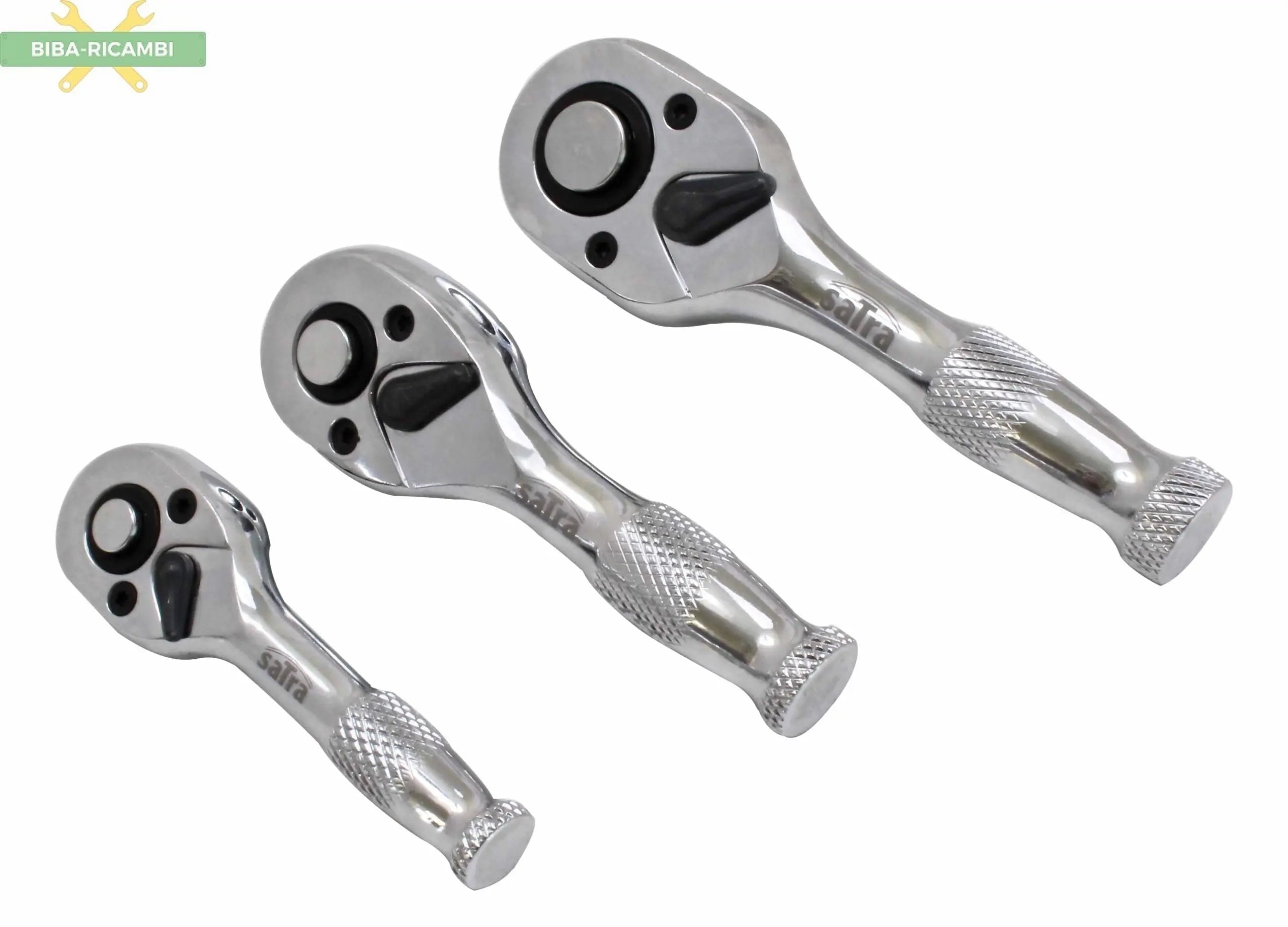Mini Cricchetti 3 pezzi: 1/4″, 3/8″, 1/2″ BIBA-RICAMBI