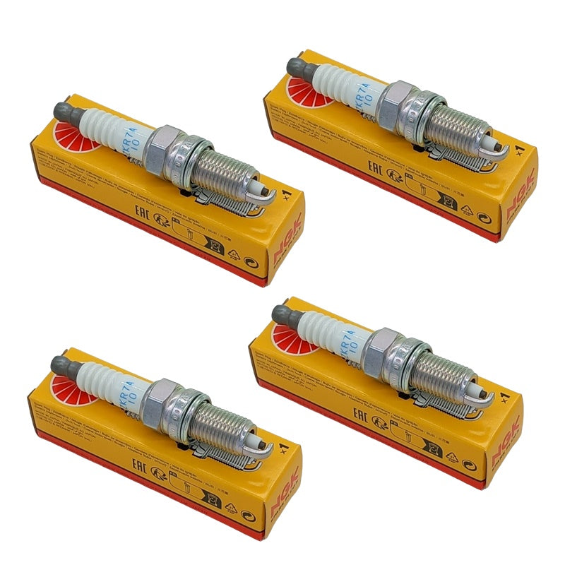 Kit 4 Candele NGK Compatibile Per Fiat Grande Punto (199) 1.2 48KW | Motore. 199A4.000 NGK