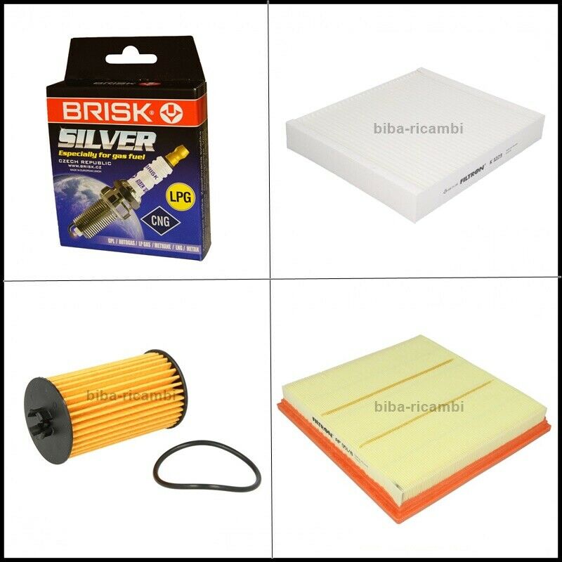 Kit Tagliando Filtri | Candele Per Chevrolet Orlando 1.800 GPL 104kw/141cv dal 2010&gt; BIBA-RICAMBI