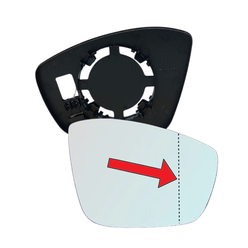 Specchio Retrovisore Asferico Lato DX-Passeggero Per Peugeot 208 I dal 2013>..