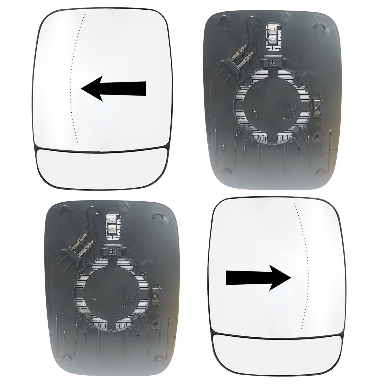 OFFERTA | Retrovisore Termico Asferico Lato DX-SX Per Nissan NV300 dal 2016-2021 - BIBA-RICAMBI