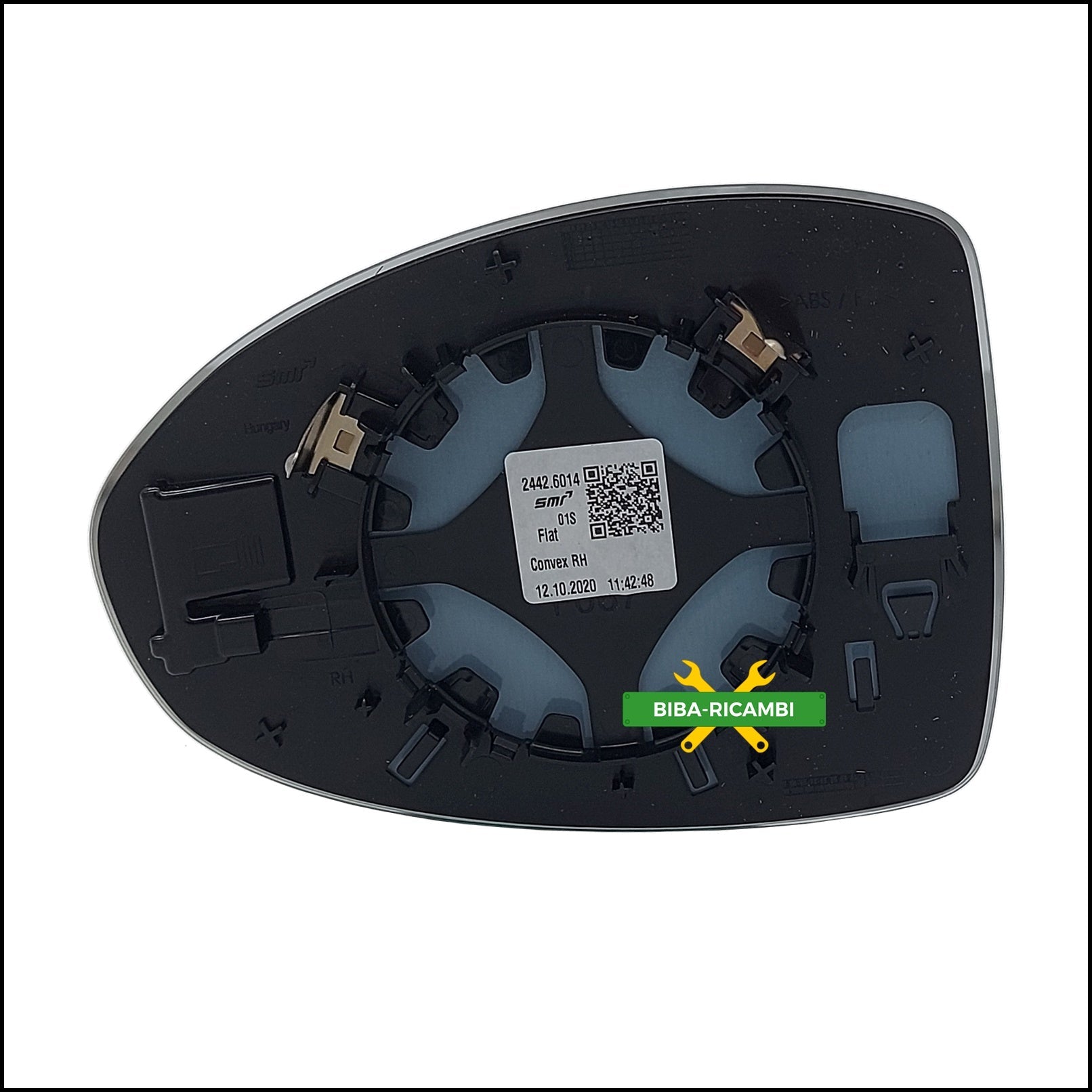 Piastra Retrovisore Termica Originale Fiat Lato Dx-Passeggero Per Fiat 500 III (PT) dal 2021&gt; BIBA-RICAMBI