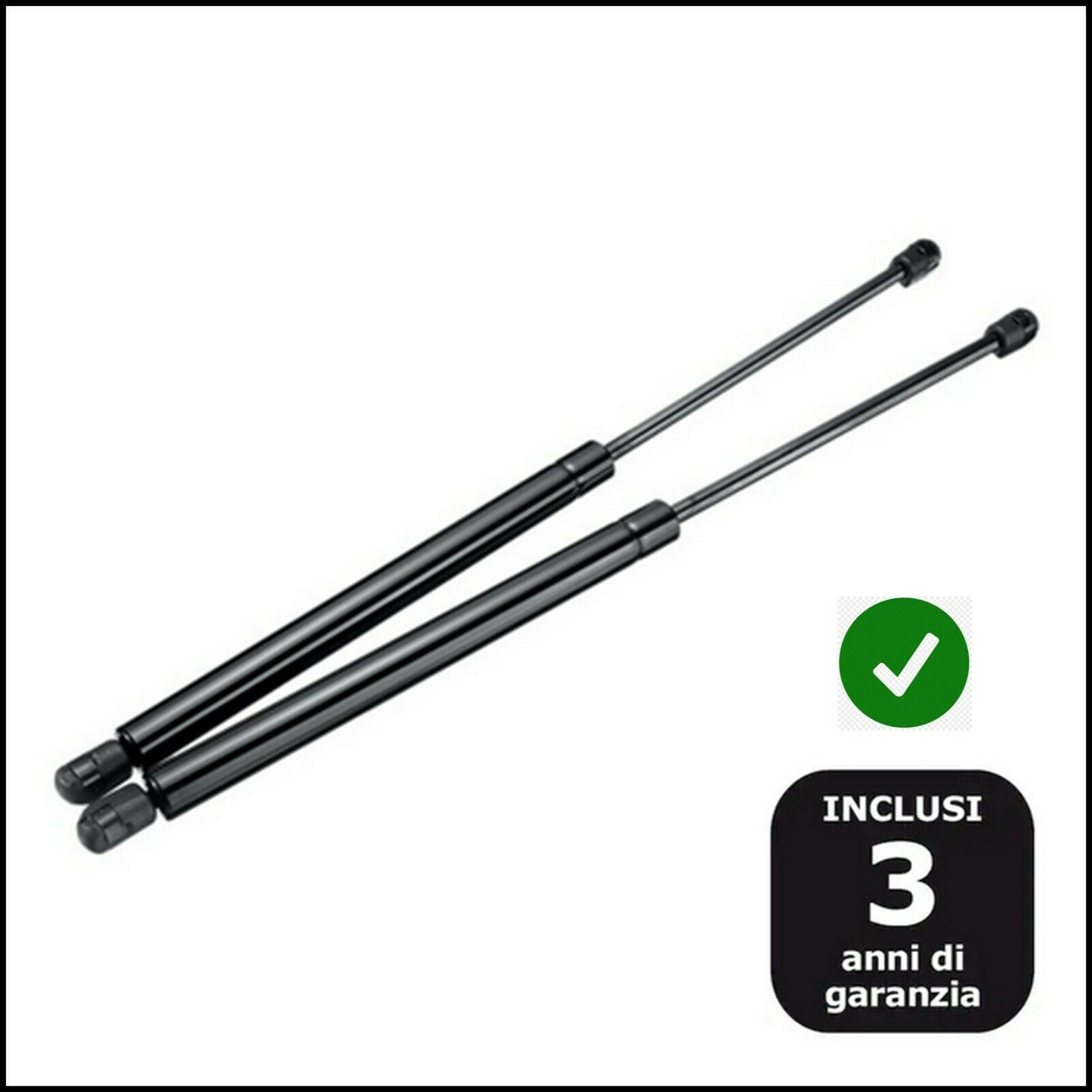 Molla A Gas Coppia Pistoncini Portellone Posteriore Per Toyota Corolla Verso II (ZER) dal 2004-2009 HELMER