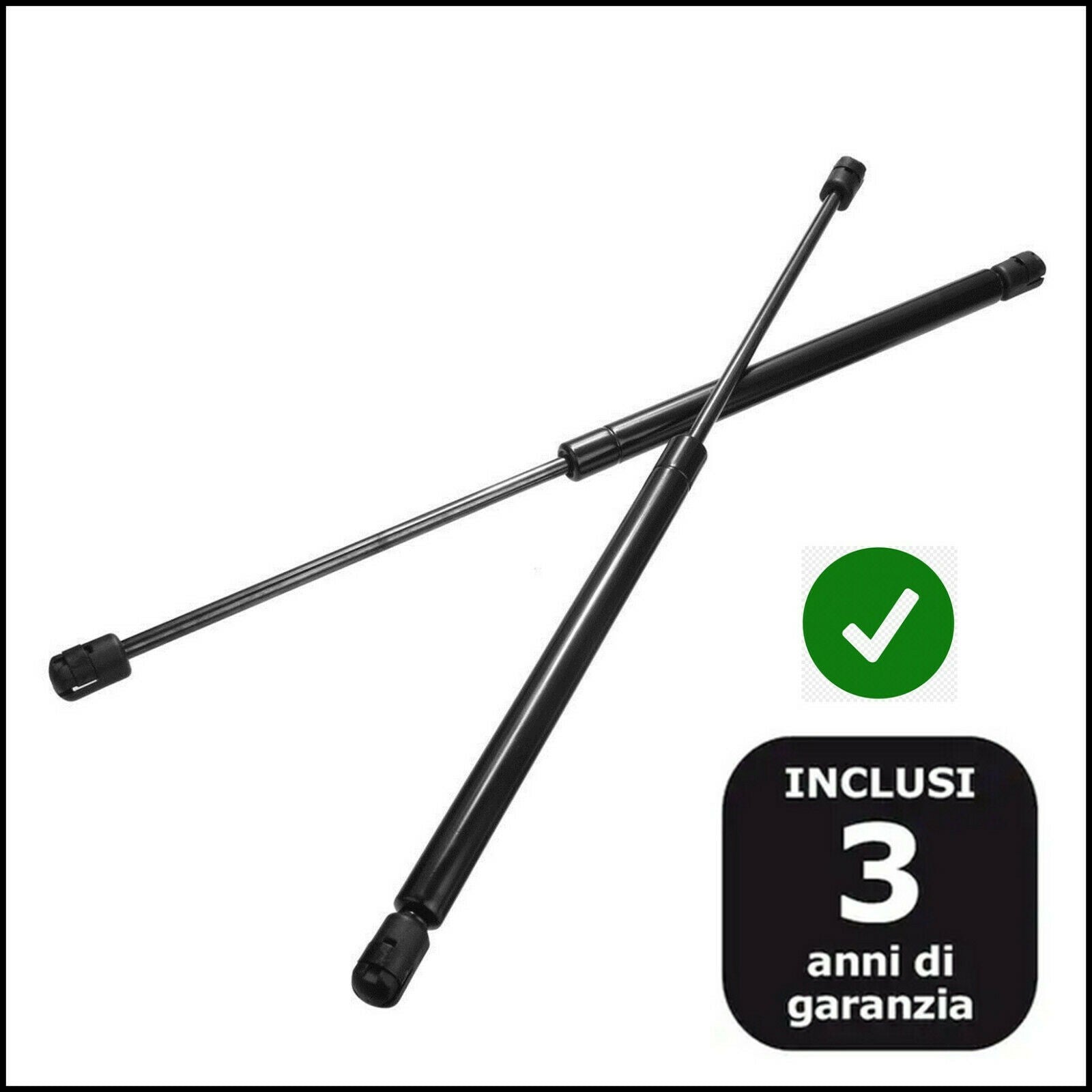 Molla A Gas Coppia Pistoncini Portellone Posteriore Per Toyota Corolla Verso II (ZER) dal 2004-2009 HELMER