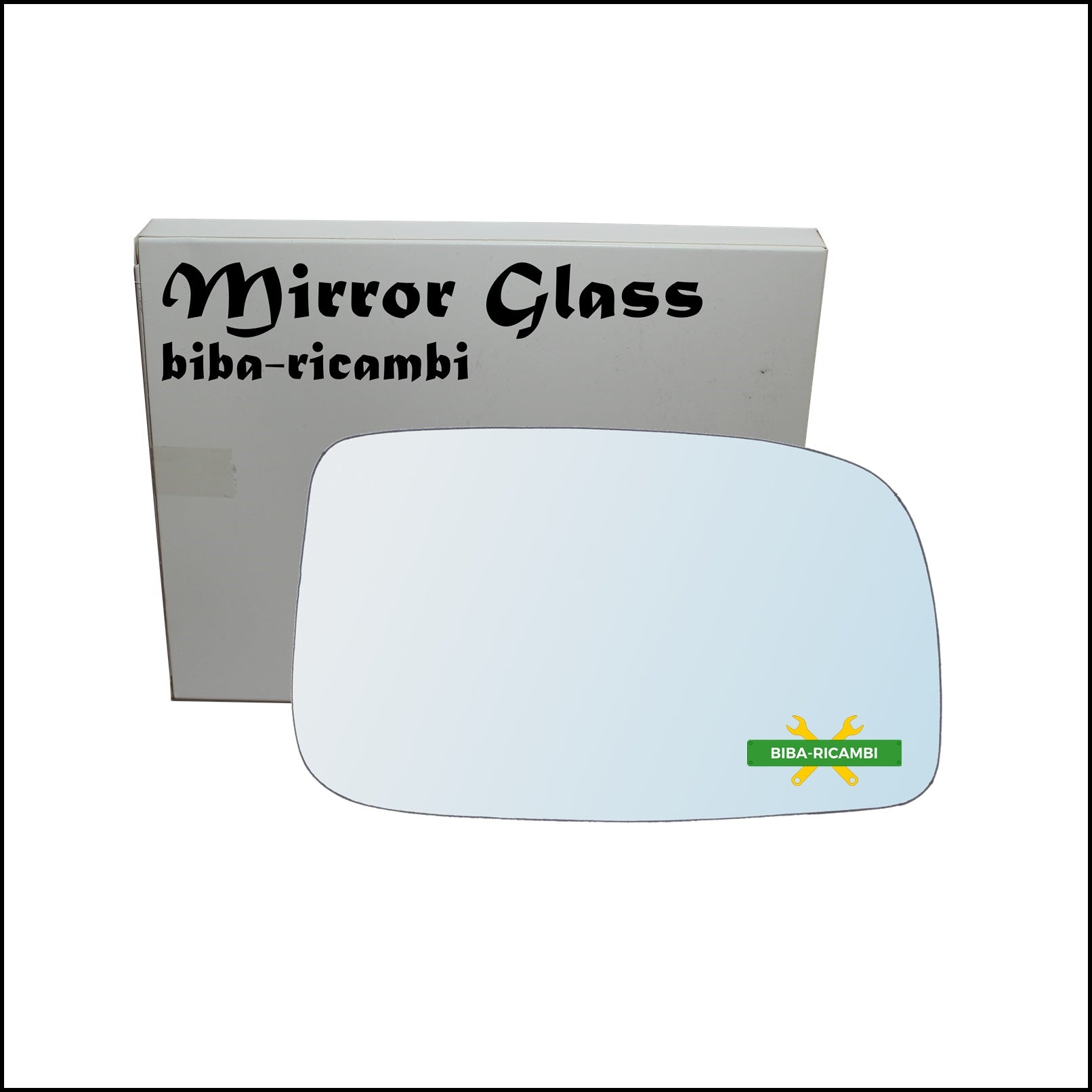 Vetro Specchio Retrovisore Cromato Lato Dx-Passeggero Per Toyota Prius II (W2) dal 2003-2009 BIBA-RICAMBI
