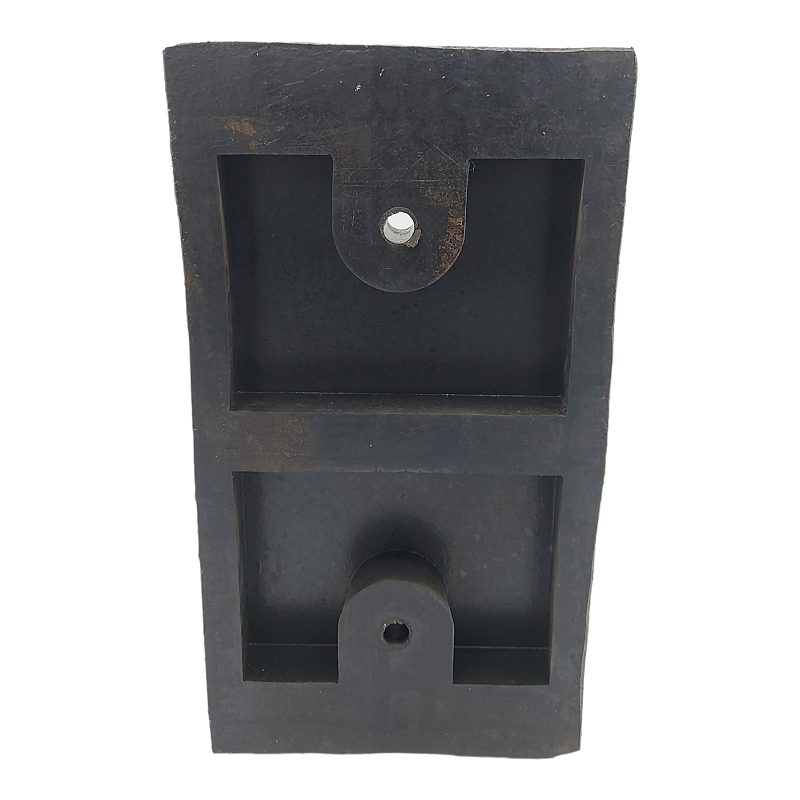 Tampone Battisponda Paracolpi In Gomma Misure 450x250x100 | 2 Fori BIBA-RICAMBI