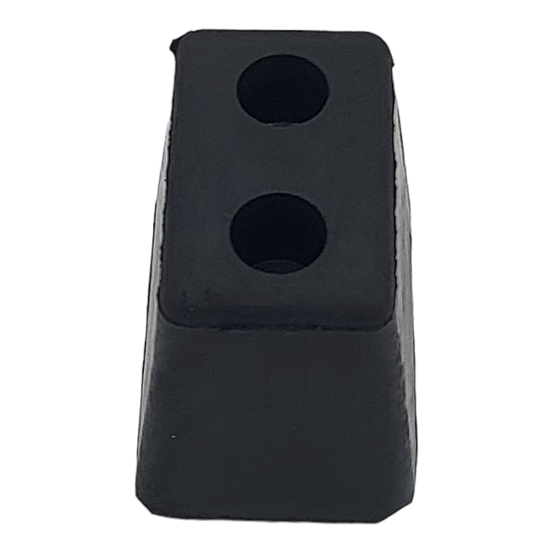 Tampone Battisponda Paracolpi In Gomma Misure 60x45x48 | 2 Fori BIBA-RICAMBI