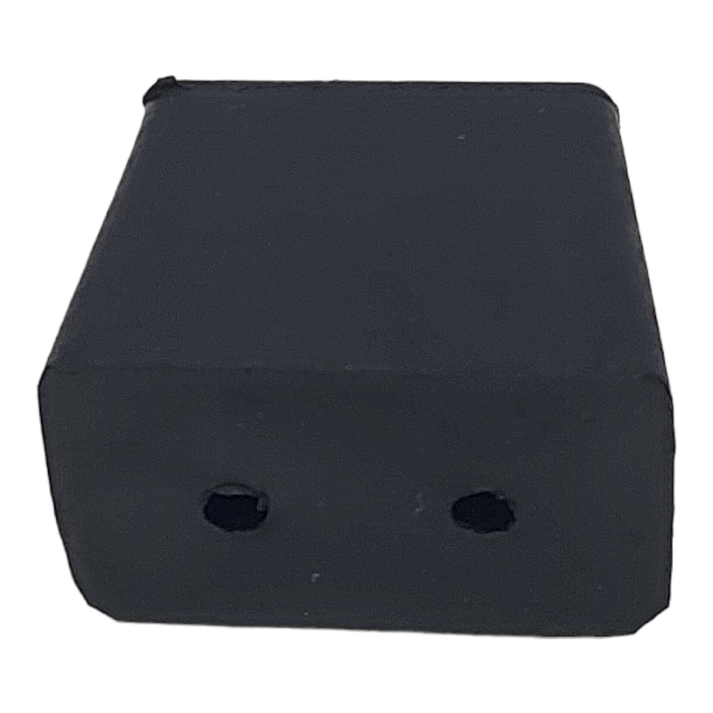 Tampone Battisponda Paracolpi In Gomma Misure 60x45x48 | 2 Fori BIBA-RICAMBI