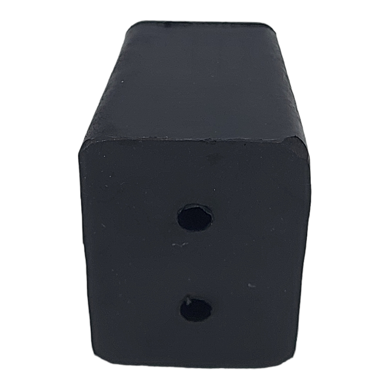 Tampone Battisponda Paracolpi In Gomma Misure 60x45x48 | 2 Fori BIBA-RICAMBI