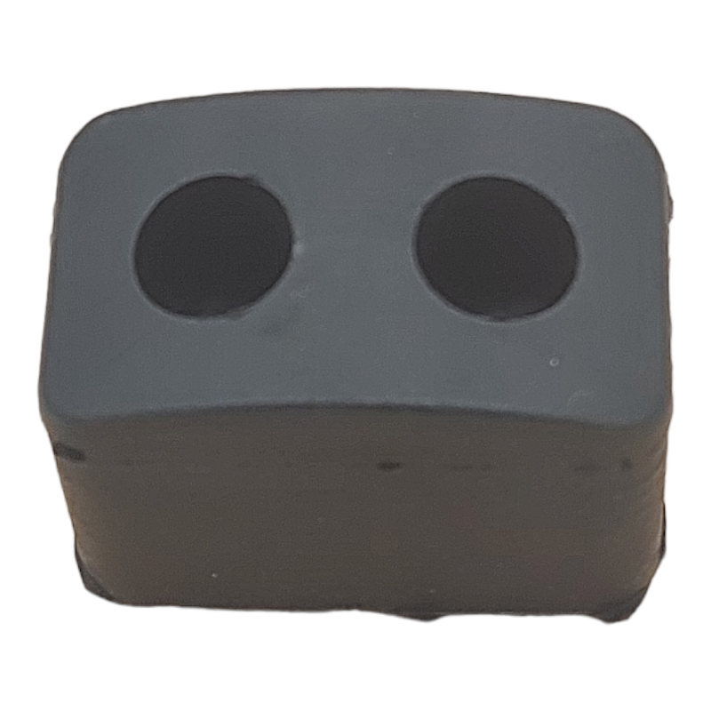 Tampone Battisponda Paracolpi In Gomma Bombato 50x30x30 | 2 Fori BIBA-RICAMBI