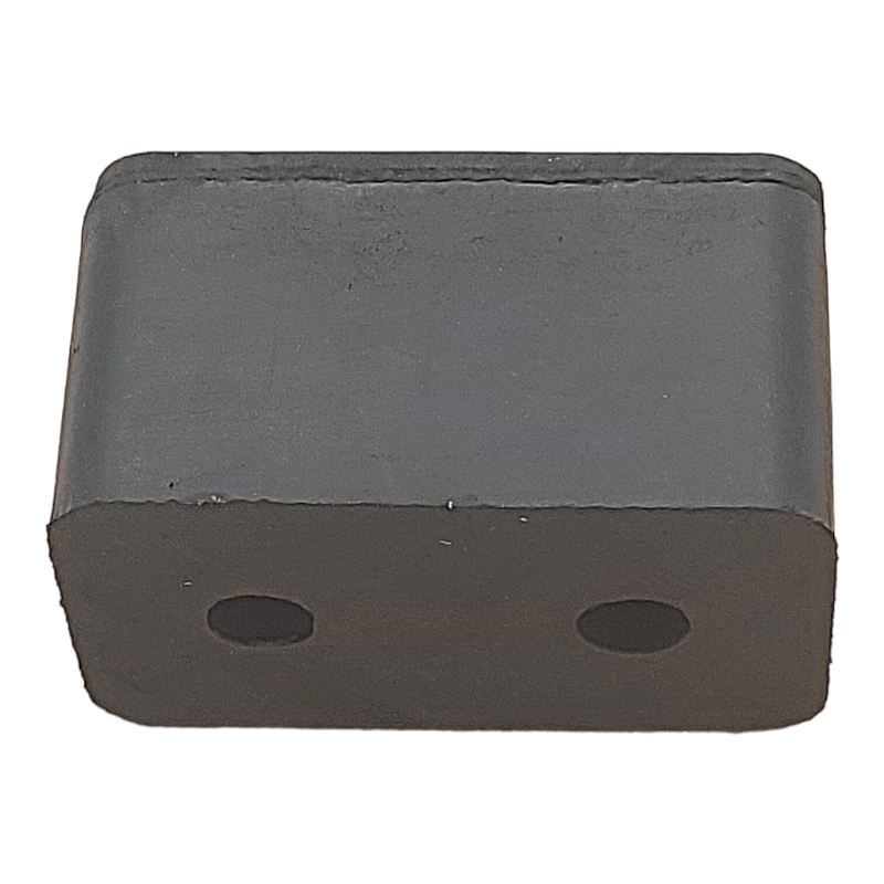 Tampone Battisponda Paracolpi In Gomma Piatto 50x30x30 | 2 Fori BIBA-RICAMBI