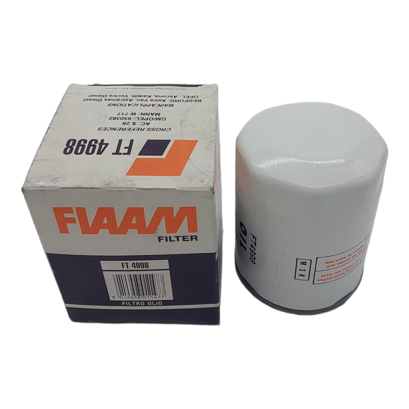 Filtro Olio Compatibile Per Vari Modelli Auto Fiaam Filter BIBA-RICAMBI