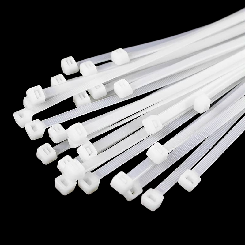 Fascette In Plastica Uso Professionale 4.8 x 450 | Colore Bianco (25Pzz) BIBA-RICAMBI