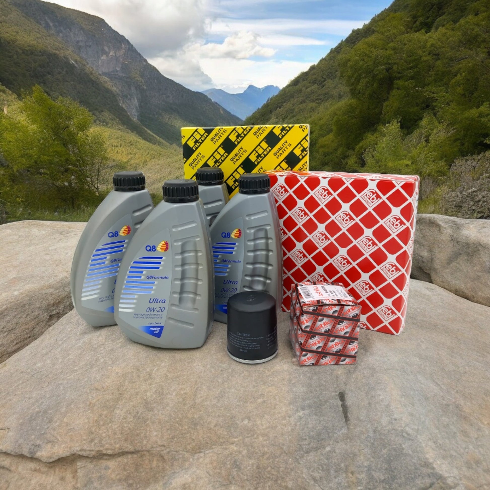 Kit Tagliando Specifico Per Toyota Prius (W3) 1.8 Hybrid 100KW-136CV dal 2008-2016 BIBA-RICAMBI