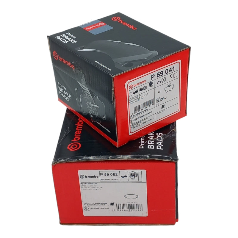 Kit 8 Pastiglie Freno Anteriori | Posteriori Per Nissan NP300 dal 2016> BREMBO
