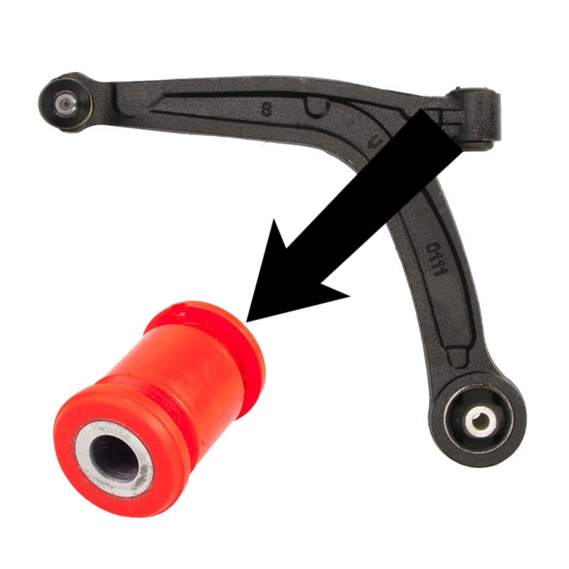 Silent Block Bracci Anteriori Compatibile Per Fiat Panda II (169) dal 2003> BIBA-RICAMBI