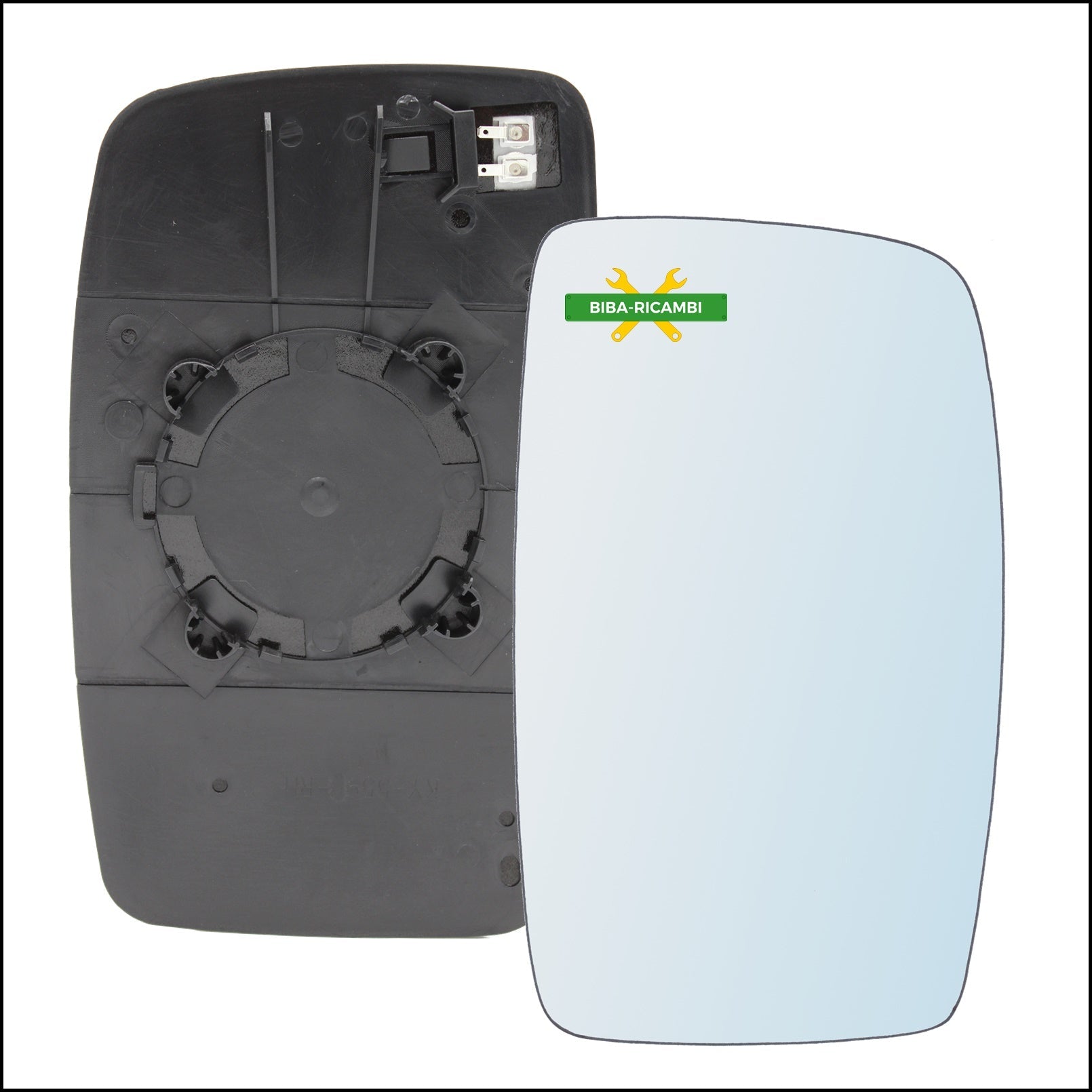 V. Piastra Retrovisore Termica Lato Dx-Passeggero Per Peugeot Expert II dal 2007&gt; BIBA-RICAMBI