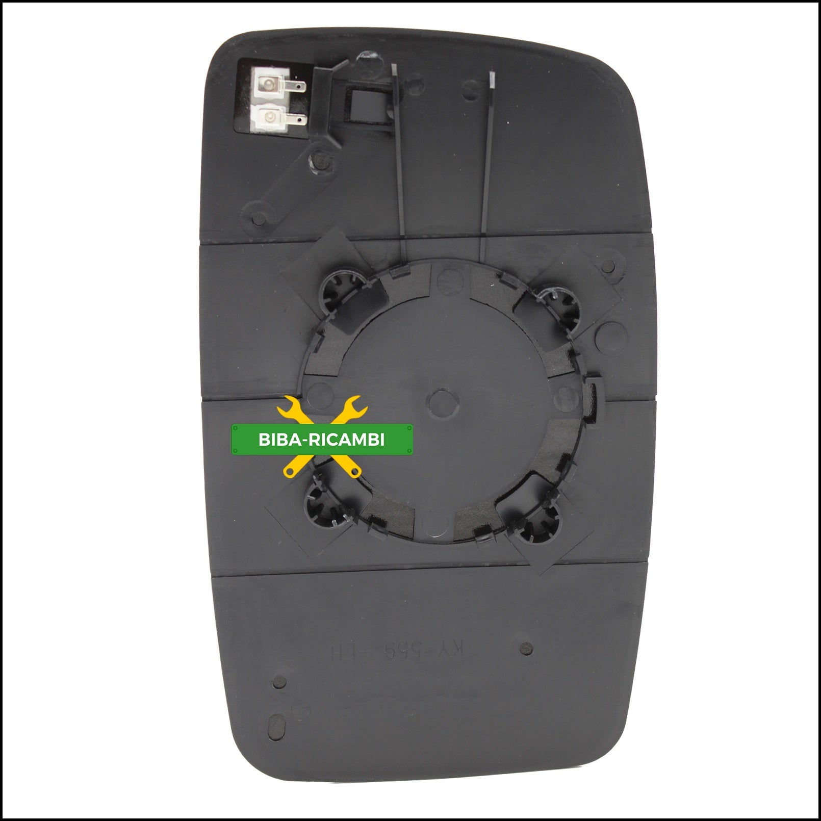 V. Piastra Retrovisore Termica Lato Sx-Guidatore Per Citroen Jumpy II (VF7) dal 2007> BIBA-RICAMBI