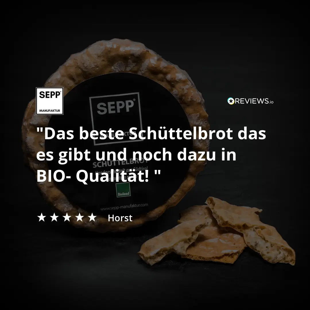 SEPP' Südtiroler BIO Schüttelbrot g.g.A. (2 Stk.) 💚 - BIBA-RICAMBI
