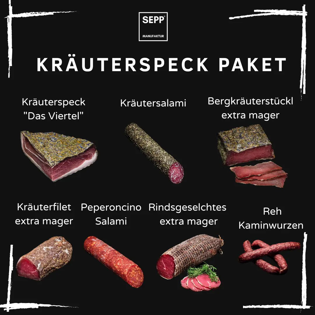 SEPP' Kräuterspeck Paket - BIBA-RICAMBI