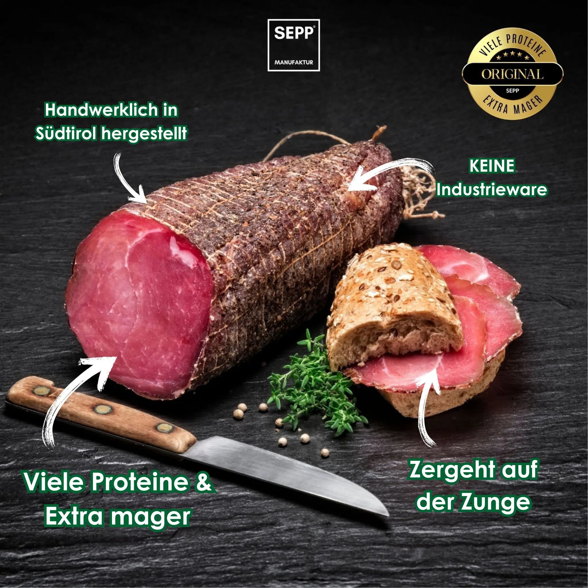 SEPP' Kaiserteil - Viele Proteine & Extra mager - BIBA-RICAMBI