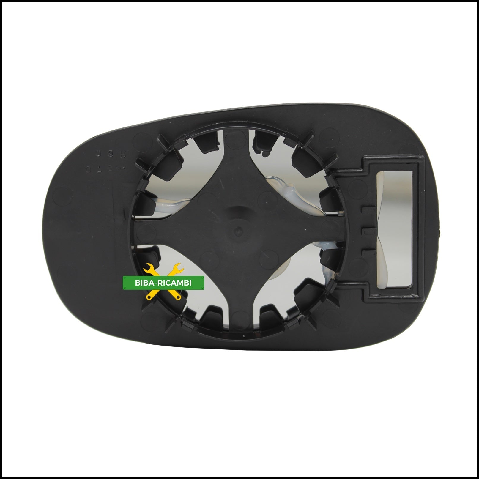 Piastra Retrovisore Asferica Lato Dx-Passeggero Per Renault Scenic I (JA0/1) solo dal 1996-2001 BIBA-RICAMBI