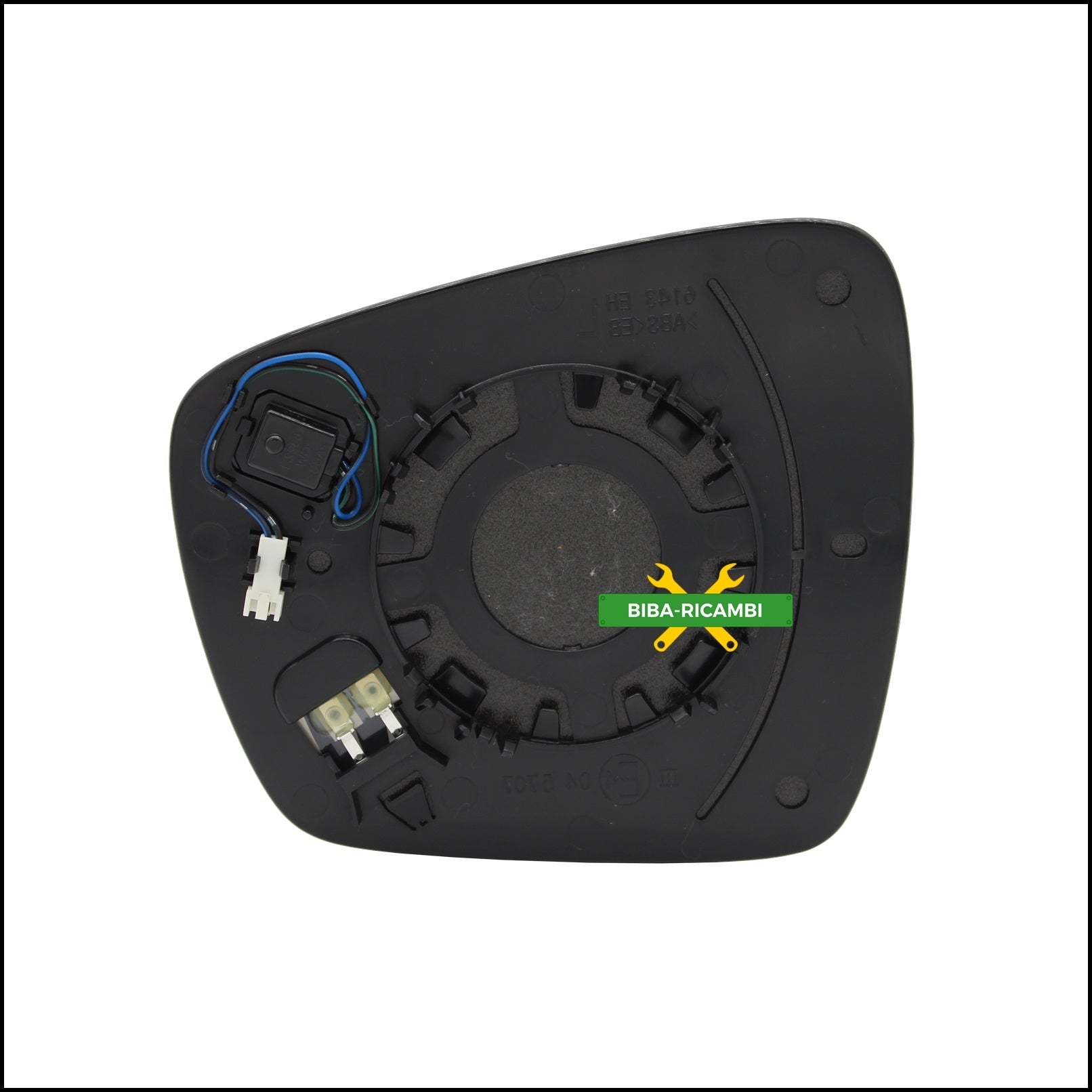 Piastra Specchio Retrovisore Con Blind Spot Lato Dx-Passeggero Per Renault Grand Scenic IV (R9) dal 2016> BIBA-RICAMBI